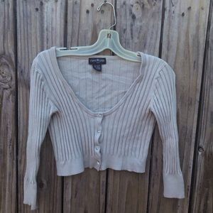 Crop top cardigan size: medium
